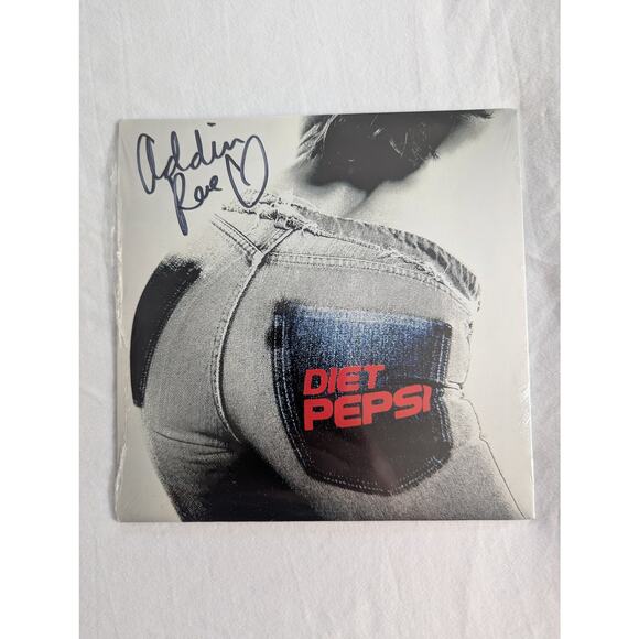 Addison Rae Diet Pepsi Vinyl Hand Signed Cover Single 7" New Sealed Autograph - Picture 1 of 16